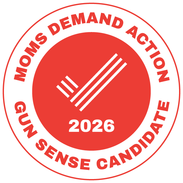 Moms Demand Action Gun Sense Candidate 2026 endorsement badge